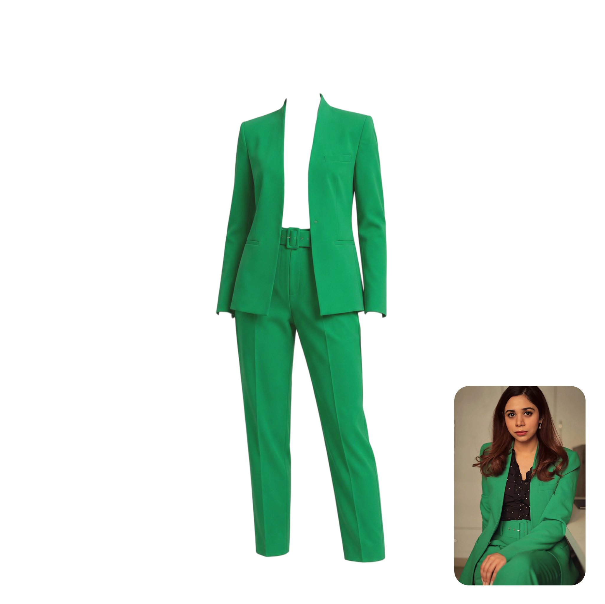 Zara Emerald Green Pantsuit